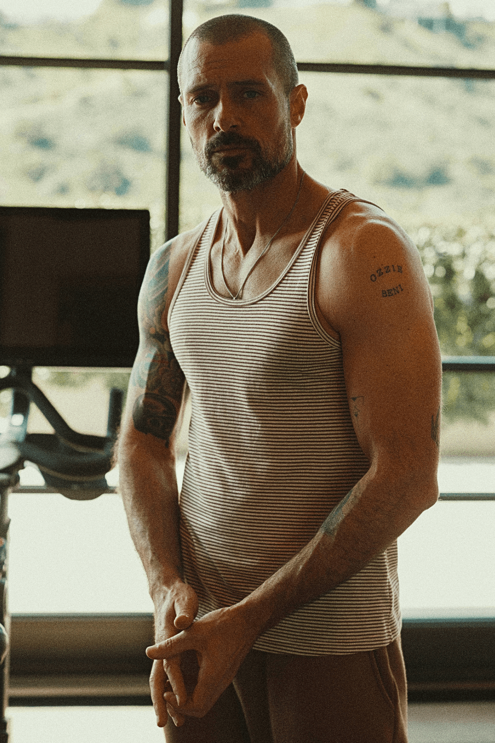 Men's Cotton Westbrook Stripe Tank
