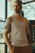 Men's Cotton Westbrook Stripe Tank